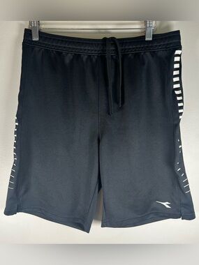 Diadora Men’s Shorts Size M Athletic Soccer Football Mesh Running Training EUC
